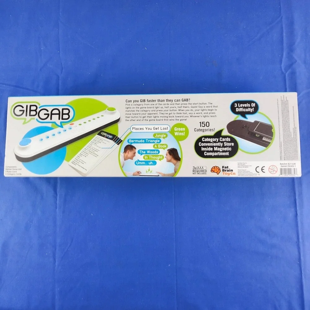 Gib Gab Fast‎ Brain Toys Co Back-And-Forth Battle Of Babble New